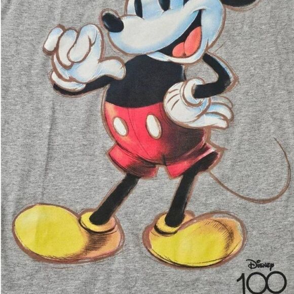 Disney Mickey Mouse Unisex Short Sleeve Crew Neck Graphic T-shirt Sizes L and XL - Picture 3 of 7